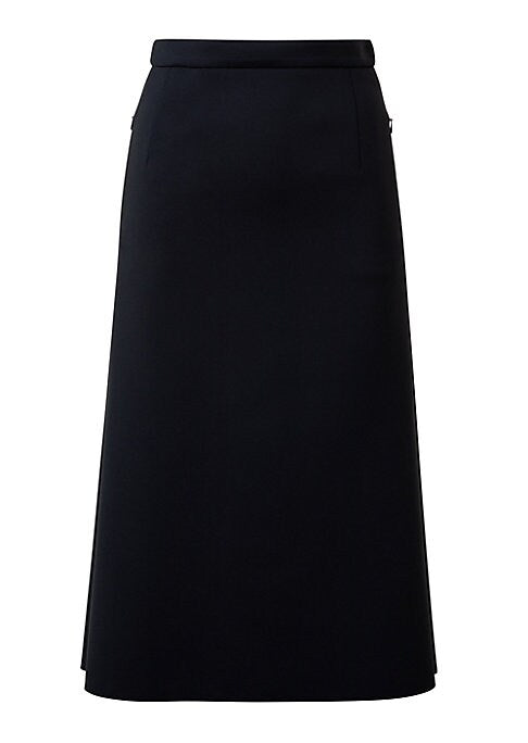 Sleek Godet Midi Skirt