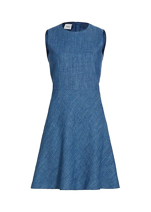 Breezy Linen A-Line Dress