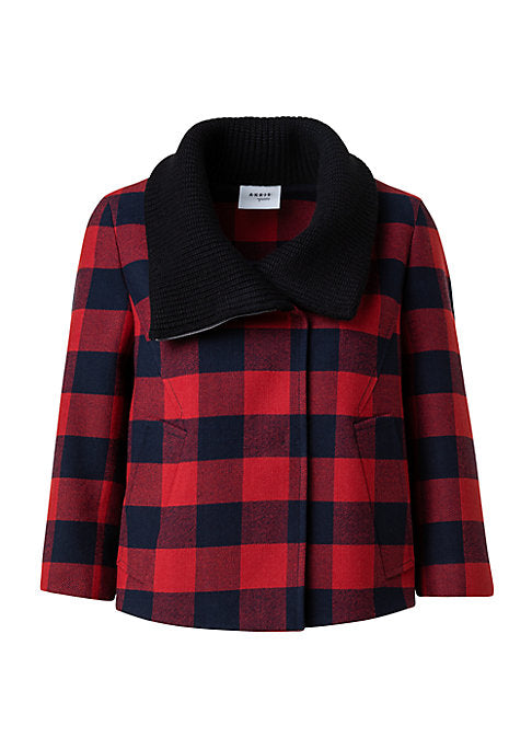Chic Gingham Jacket