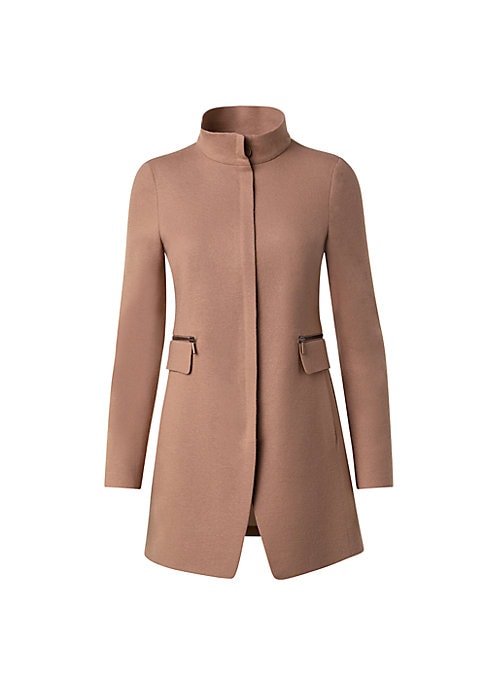 Elegant Wool Wrap Coat