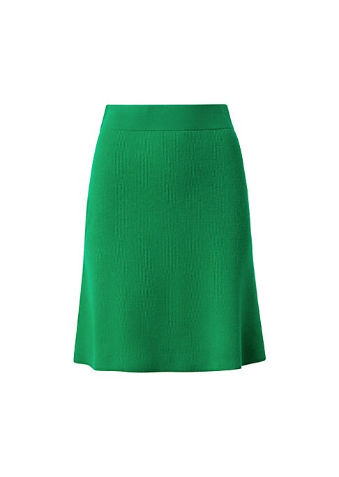 Knit A-Line Miniskirt