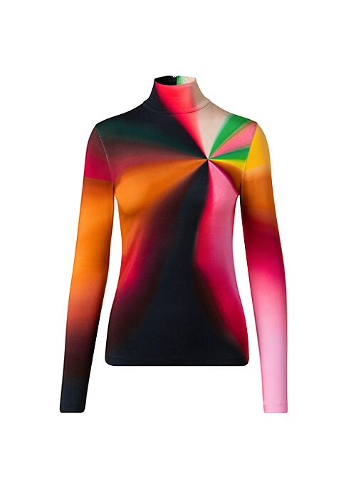 Sunburst Knit Blouse