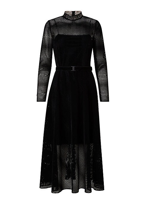 Velvet Sheer Elegance Dress