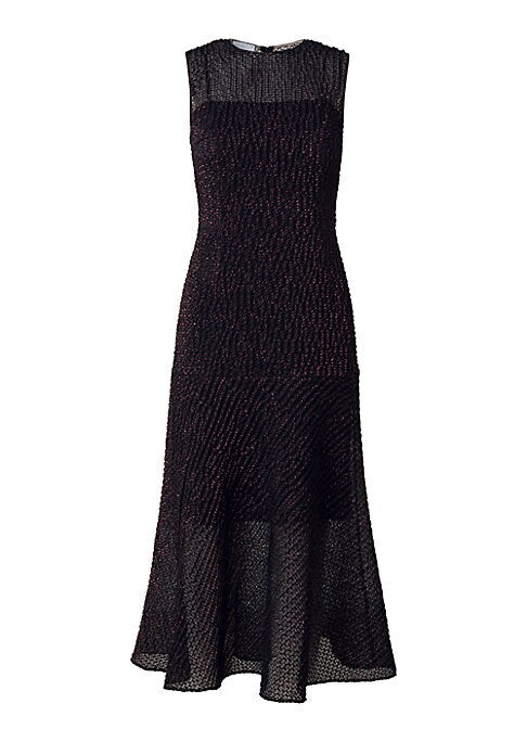 Chic Sheer Midi Dress