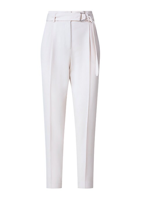 Twill Luxe Belted Trousers