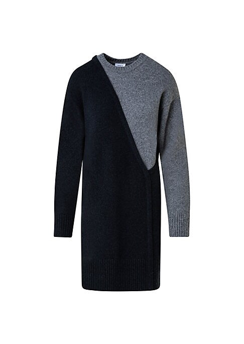 Chic Colorblock Knit Dress