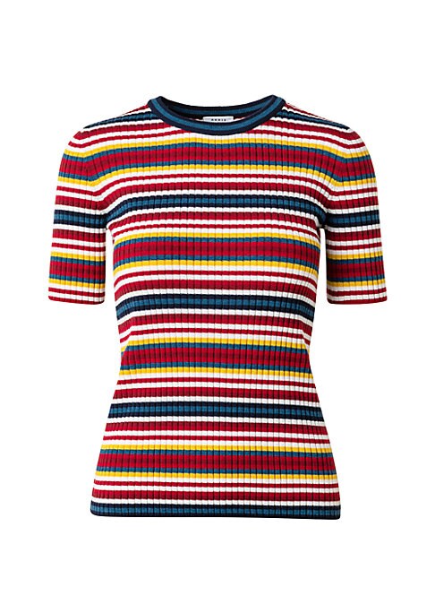 Striped Wool Crew Top