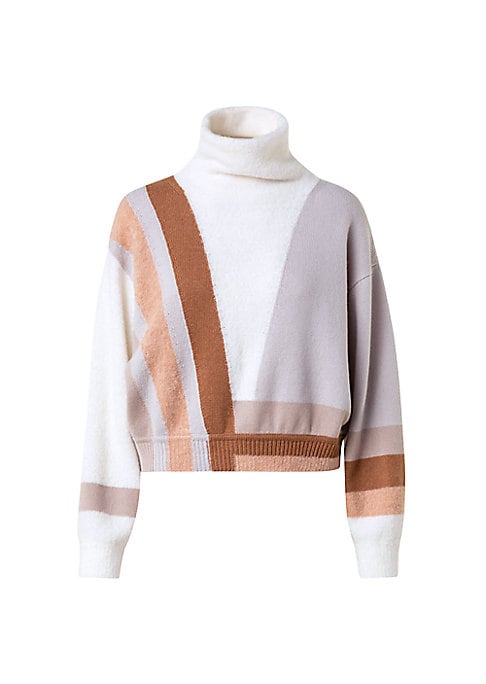 Zigzag Luxe Knit Sweater