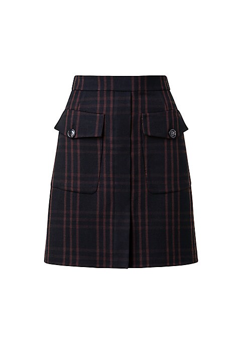 Chic Wool Flare Skirt