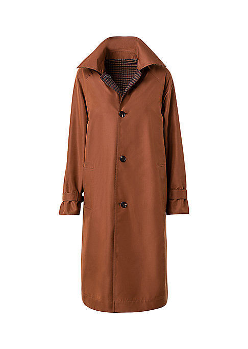 Check Chic Wool Coat