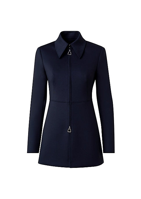 Sleek Neoprene Blazer