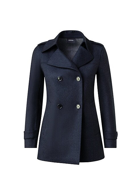 Tailored Stretch Peacoat