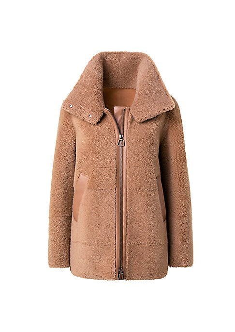 Luxe Shearling Zip Coat