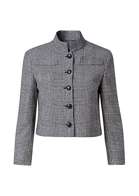 Chic Cashmere Check Jacket