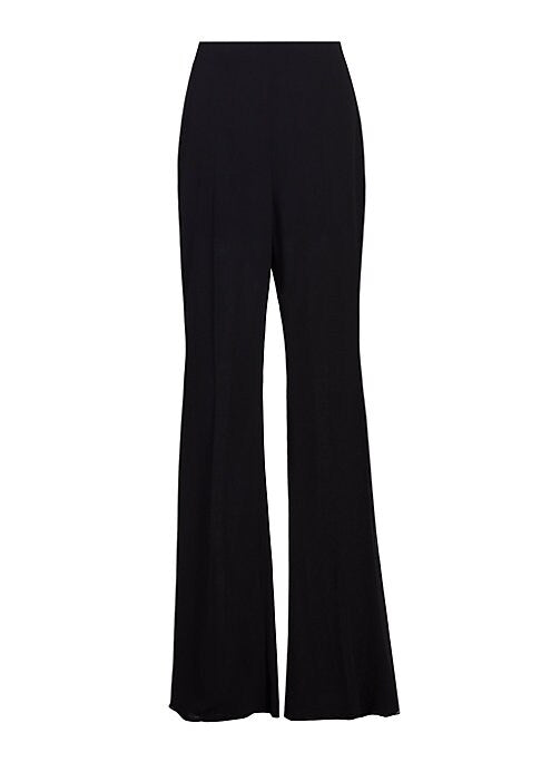 Elevated Flare Silk Trousers