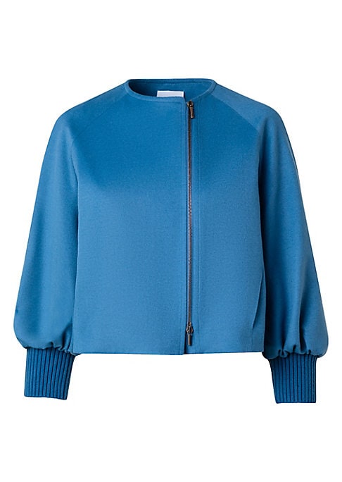 Chic Knit Bomber Jacket