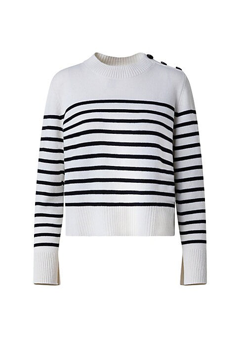 Cozy Striped Cashmere Sweater