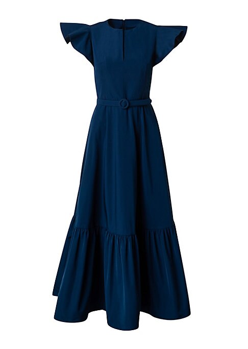 Chic Winged Midi Dress