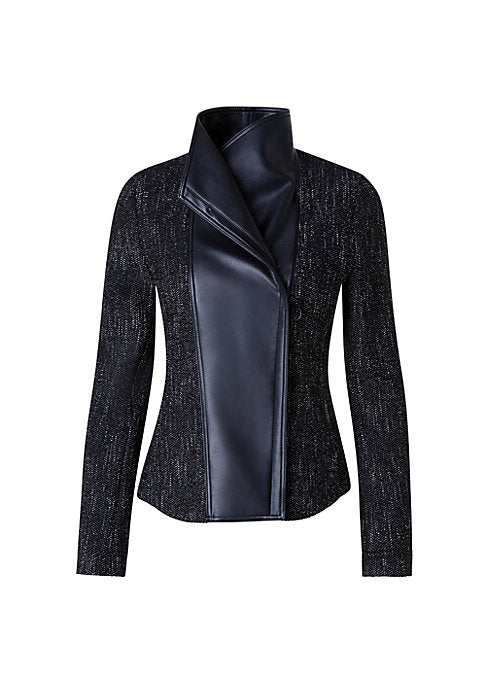 Faux Leather Chic Jacket