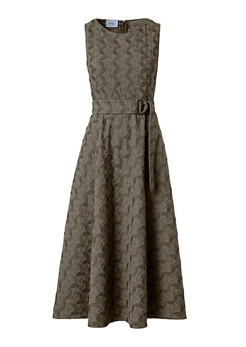Leafy Charm Midi Dress