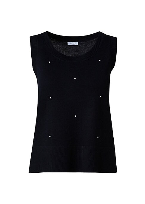 Flamingo Dot Knit Vest