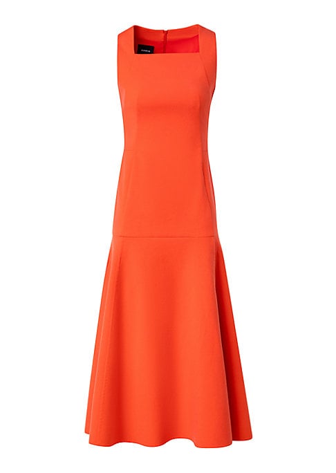 Chic Flared Midi Dress