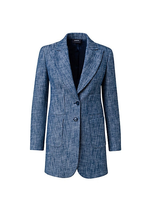 Chic Yarn-Dyed Jacket