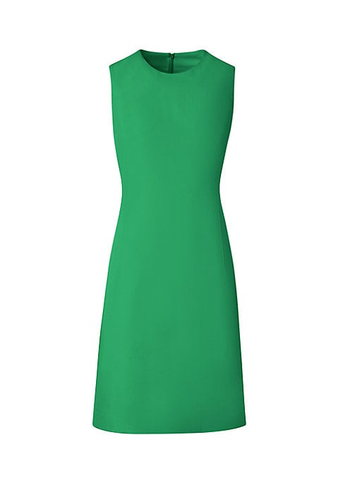 Silk-Blend A-Line Dress
