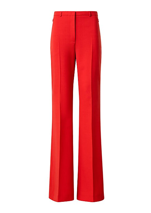 Chic Bootcut Wool Trousers