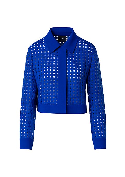Chic Grid Wool Jacket