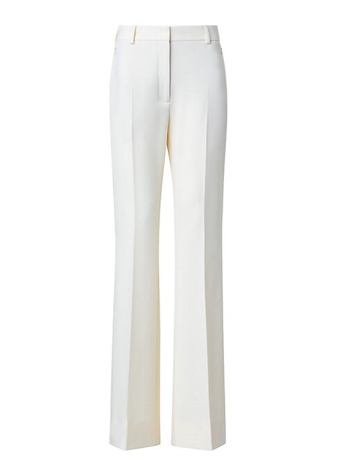 Chic Bootcut Wool Trousers