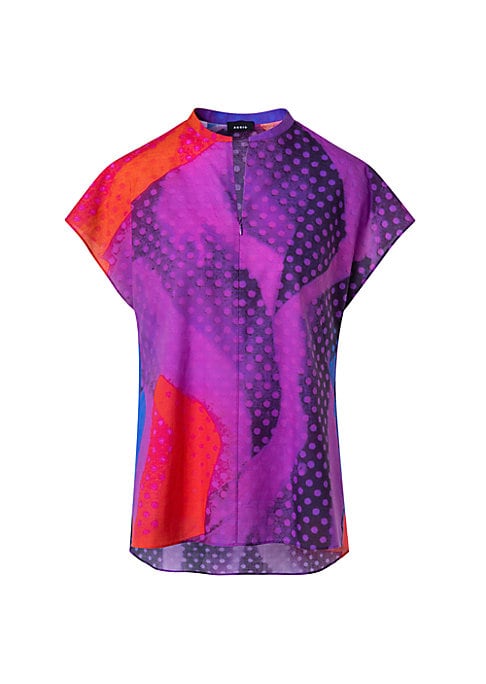 Colorful Cotton Blouse