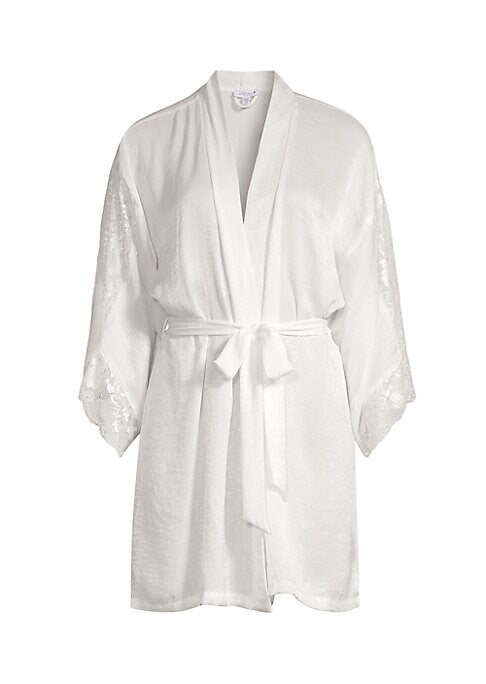 Luxe Lace Satin Robe