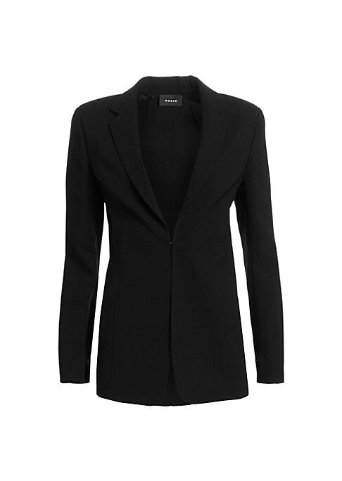 Chic Minimalist Wool Blazer