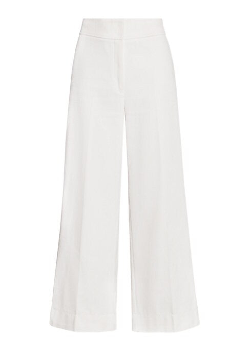 Chic Cropped Wide Pants