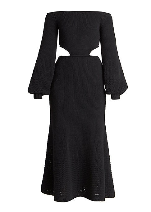 Chic Cut-Out Midi Dress