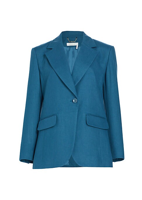 Tailored Linen Chic Blazer