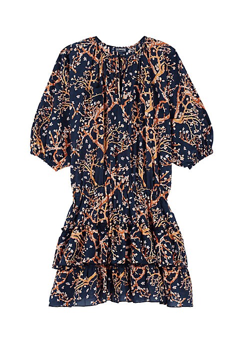 Blossom Puff Mini Dress