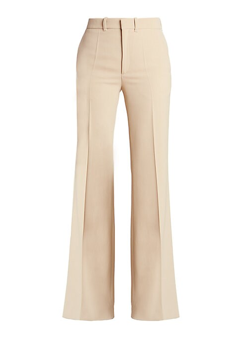 Chic Flare Wool Trousers