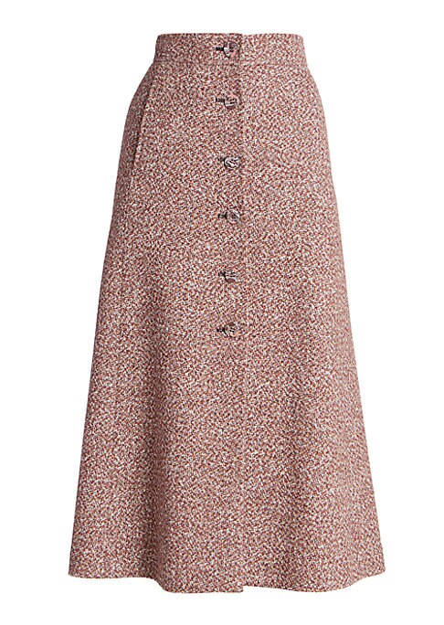Chic Tweed A-Line Skirt