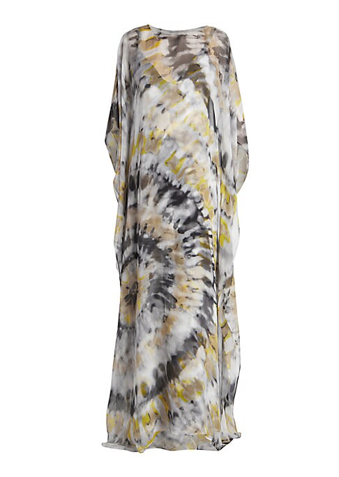 Silk Flow Caftan Dress