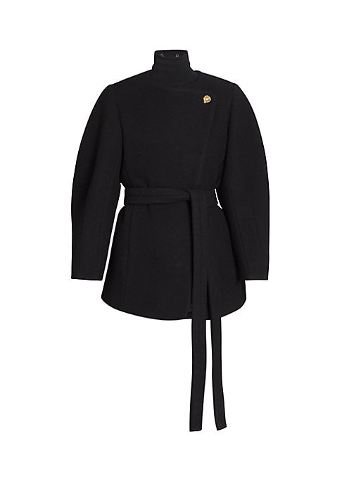 Chic Wool Wrap Jacket