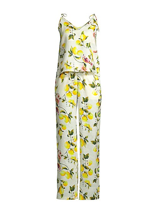 Lemon Breeze Linen PJs