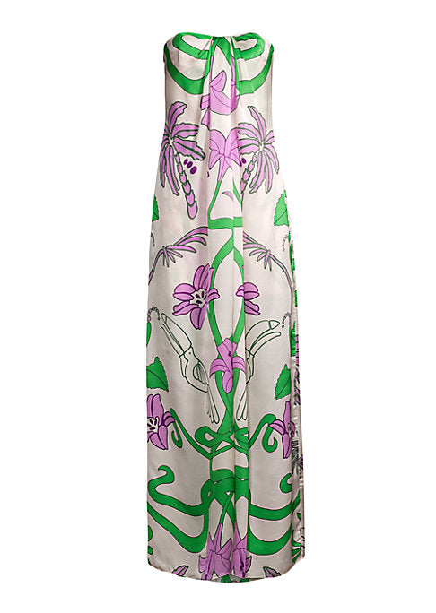 Silk Paradise Maxi Dress