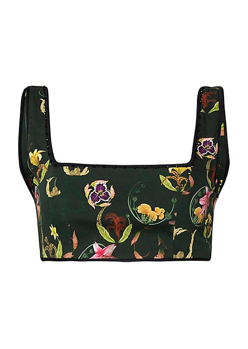Floral Ultra-Crop Top