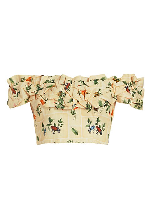 Froggy Ruffle Crop Top