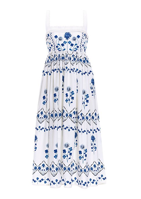 Floral Elegance Midi Dress