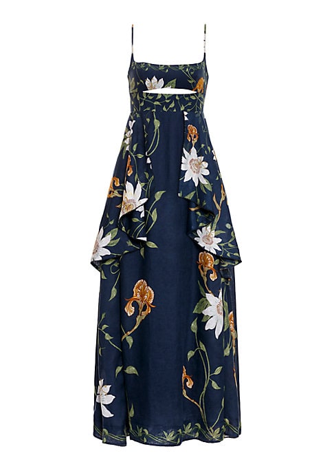 Floral Ruffle Maxi Dress
