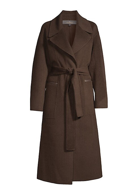 Maxi Belted Wool Coat