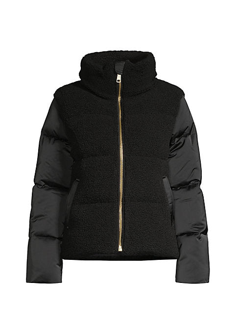 Chic Down & Shearling Jacket
